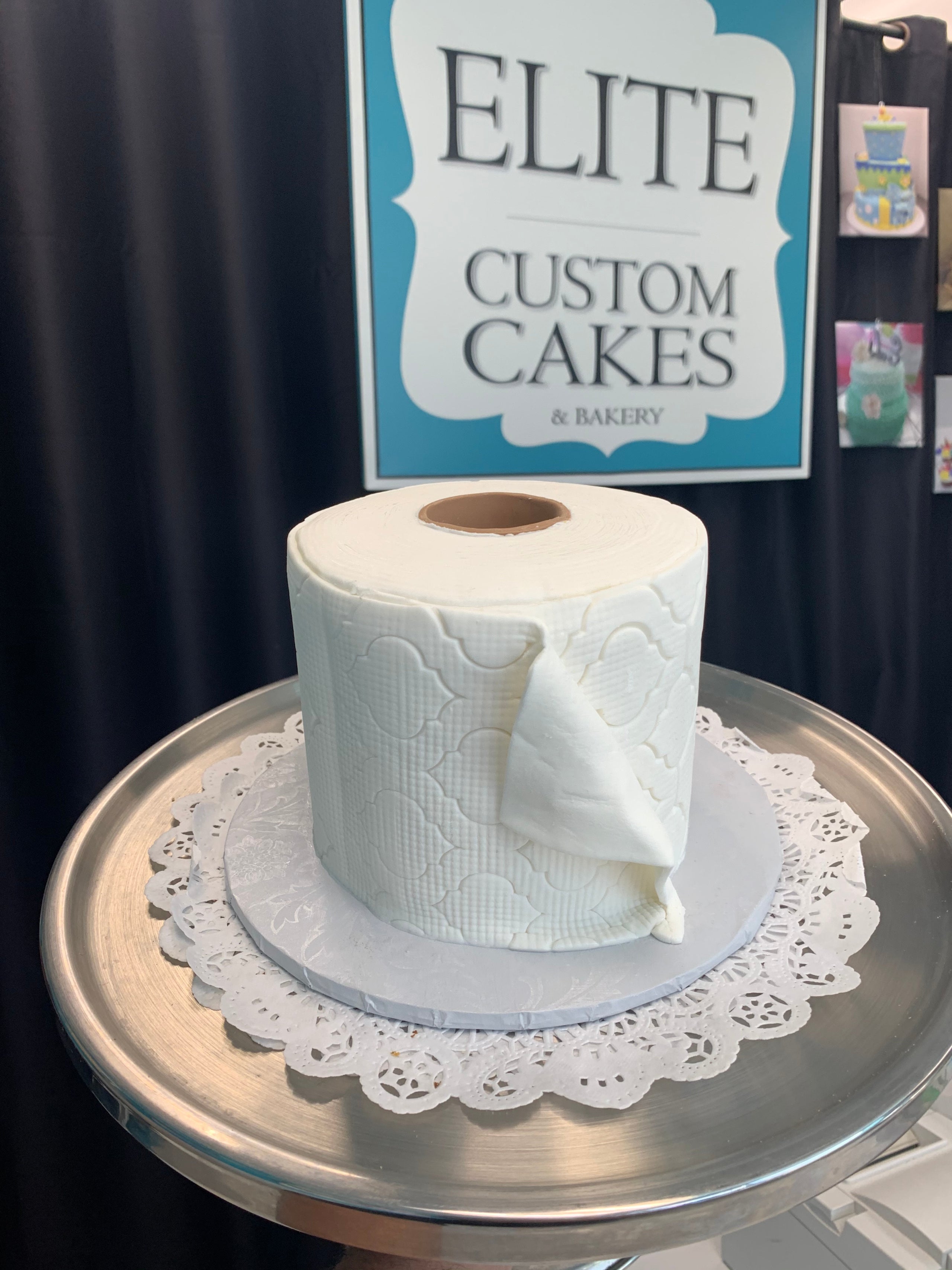 Toilet Paper Cake